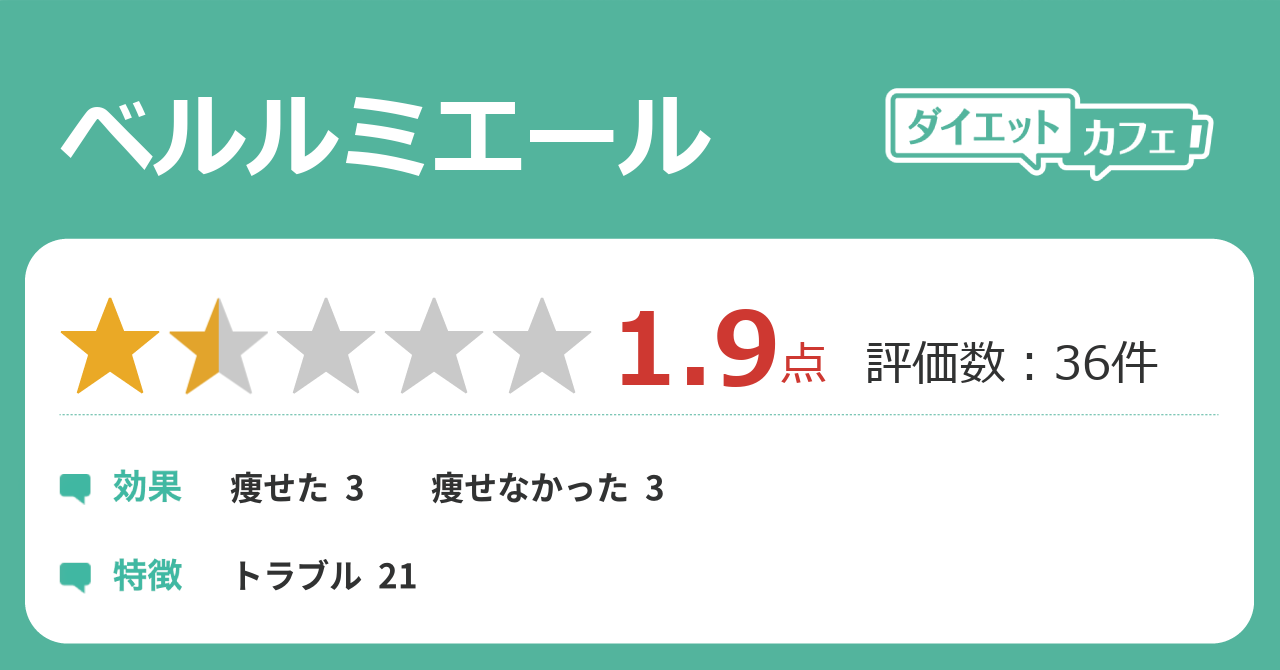 ベルルミエールの効果が39件の本音口コミから判明 ダイエットカフェ